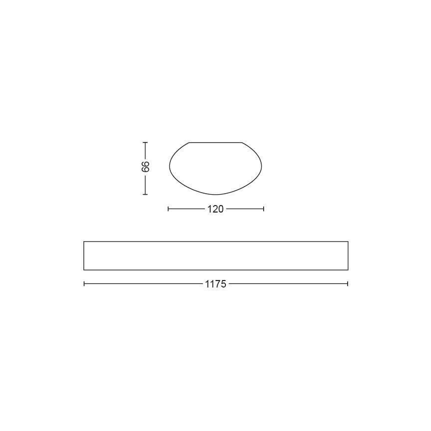 Philips 31247/31/P0 - Светодиодный технический флюоресцентный светильник AQUALINE LED/50W/230V IP65
